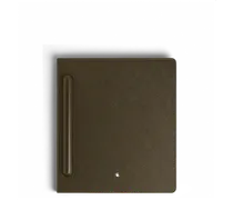 Montblanc Digital Paper Folio aus Sartorial Leder - Khaki - Kalbsspaltleder mit Saffianlederprägung - MB135043 - Smart Notepads