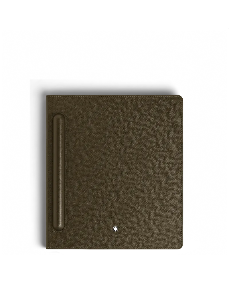 Montblanc Montblanc Digital Paper Folio - Khaki - Kalbsspaltleder mit Saffianlederprägung - MB135043 - Smart Notepads Accessoires Khaki