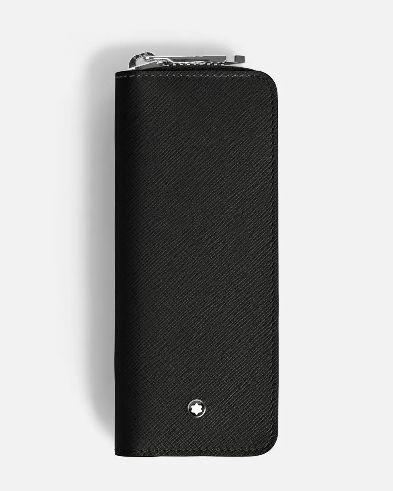 Montblanc Sartorial Etui Für 2 Schreibgeräte Mit Reißverschluss - Stifteetuis - Schwarz Schwarz