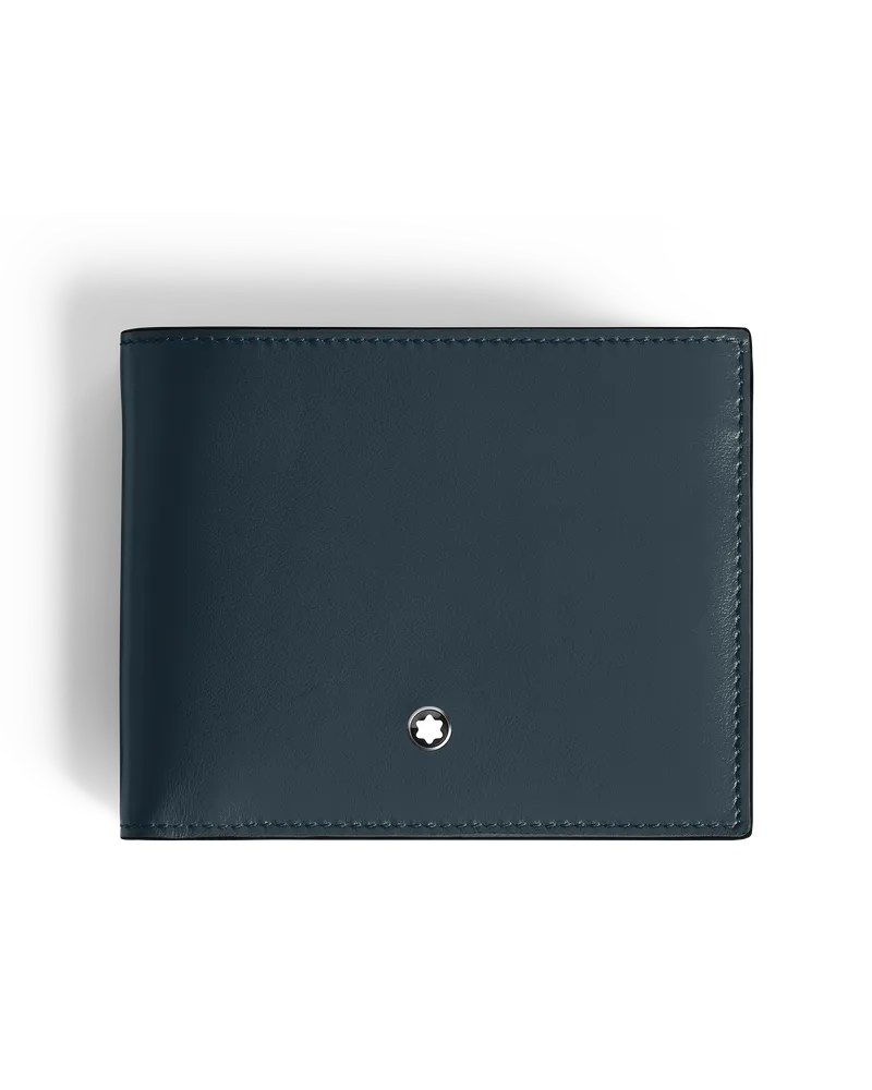 Montblanc Brieftasche 6 cc aus Meisterstück Leder - Samtblau - Leder - MB220446 - Brieftaschen Samtblau