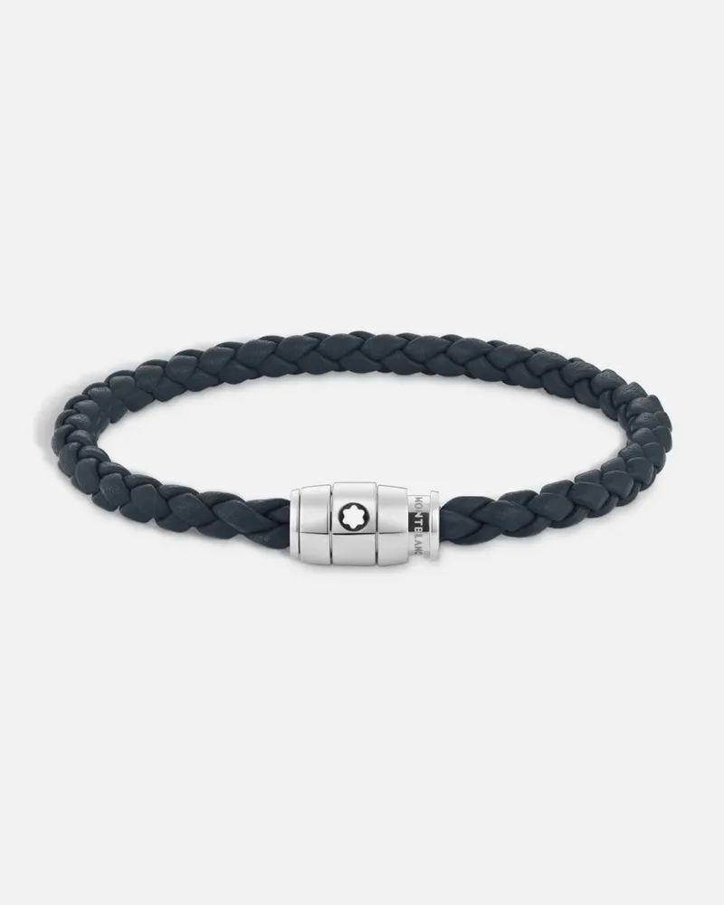 Montblanc Armband Groß, Weiches Leder, Avio Blue - Armbänder - Blau Blau