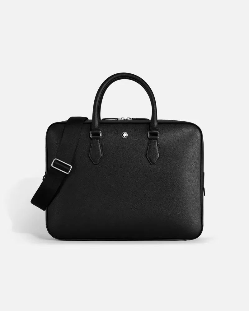 Montblanc Sartorial Dokumententasche Mittelgroß - Aktentaschen - Schwarz Schwarz