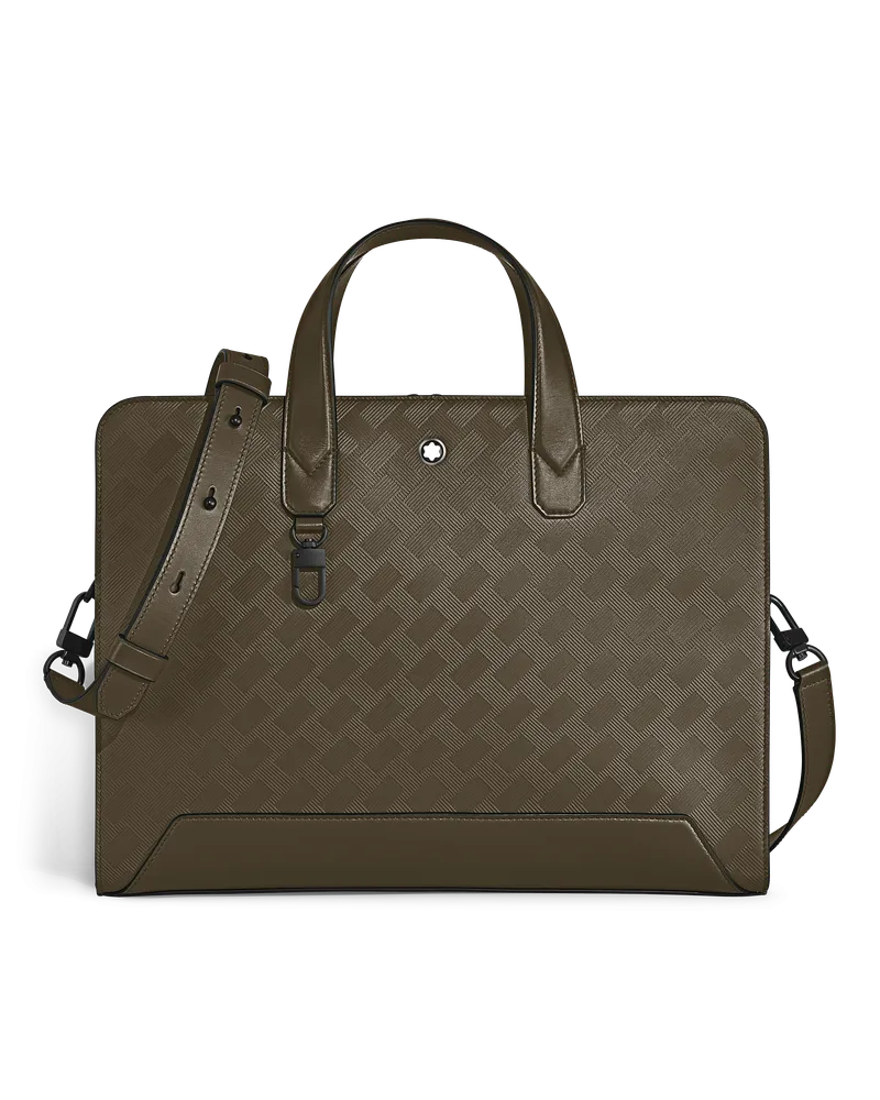 Montblanc Flache Schreibmappe aus Extreme Leder - Khaki - Leder - MB221596 - Aktentaschen Khaki