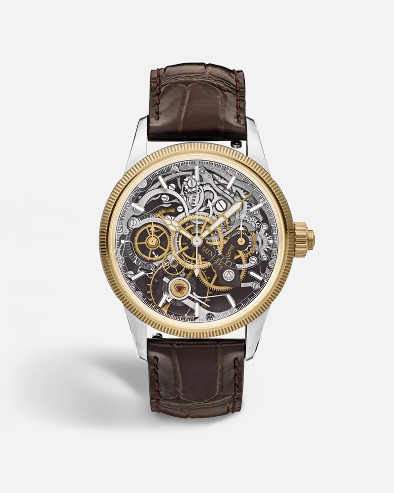 Montblanc Montblanc 1858 The Unveiled Minerva Chronograph Limited Edition - 100 Exemplare - Armbanduhren - Bunt Bunt