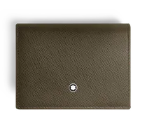 Continental-Brieftasche Nano aus Sartorial Leder - Khaki - Leder - MB221468 - Brieftaschen