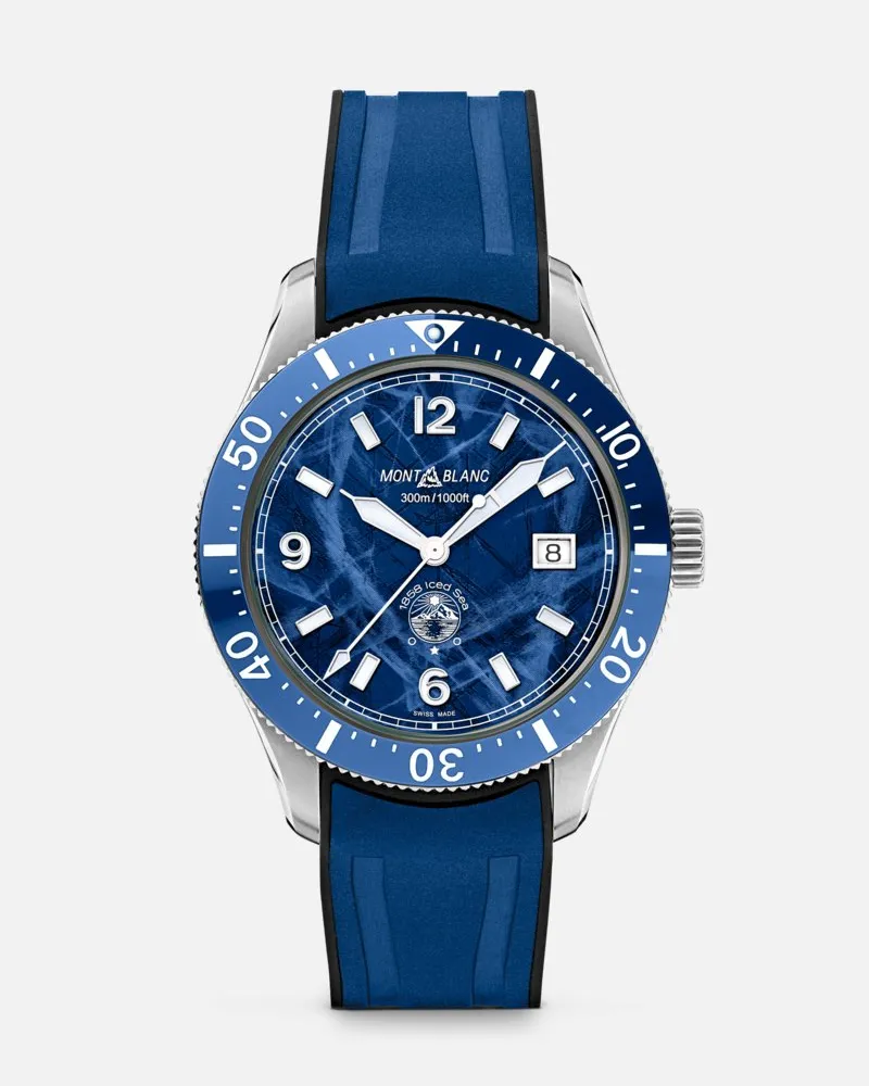 Montblanc Montblanc Iced Sea Automatic Date - Armbanduhren - Blau Blau