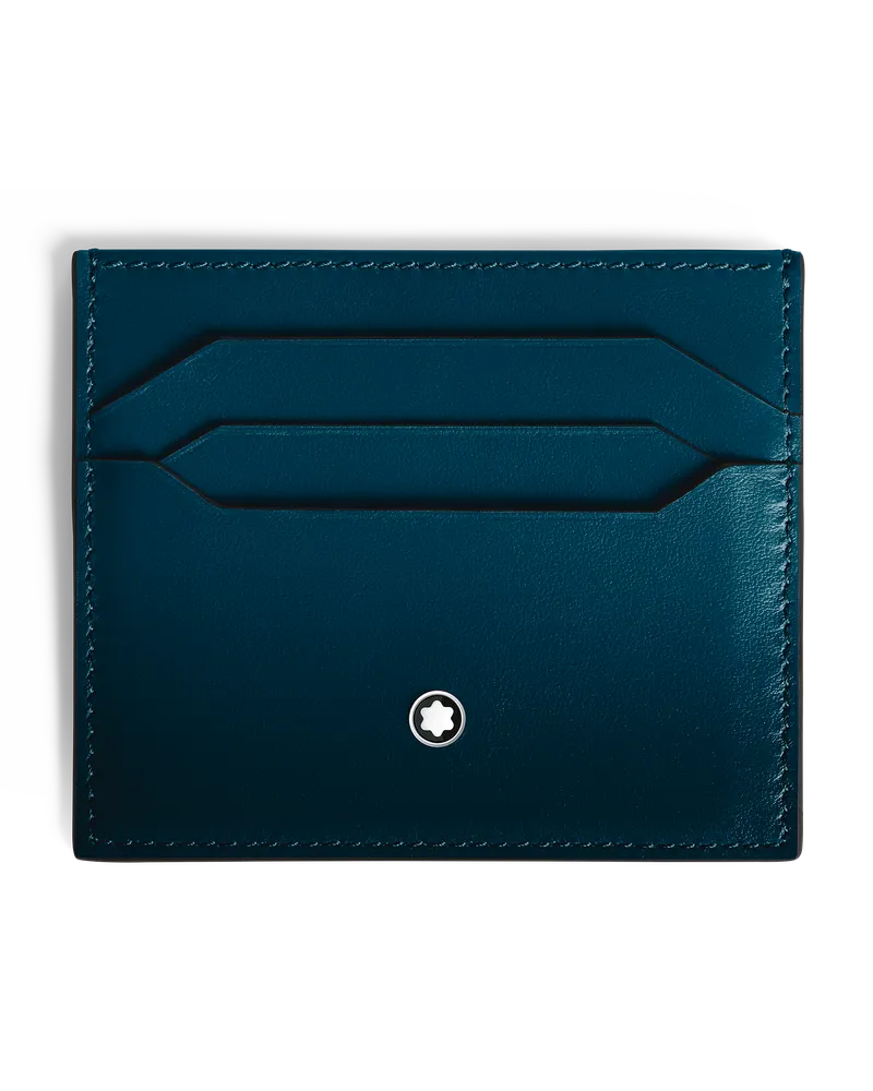 Montblanc Meisterstück Etui 6 cc - Zypernblau - Leder - MB198804 - Kartenetuis Zypernblau