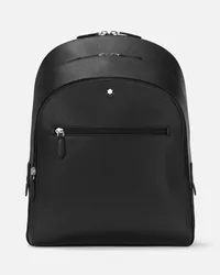 Montblanc Sartorial Rucksack Mittelgroß Mit 3 Hauptfächern Schwarz