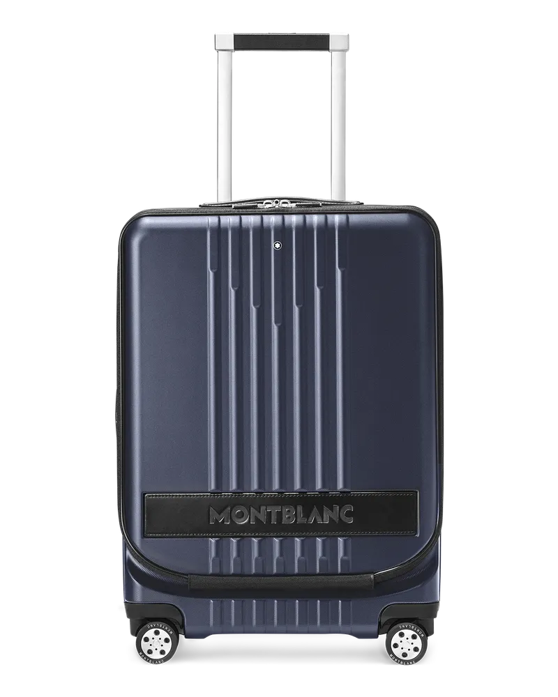 Montblanc MY4810 Kabinentrolley mit Vordertasche - Blau - MB131960 - Handgepäck Blau