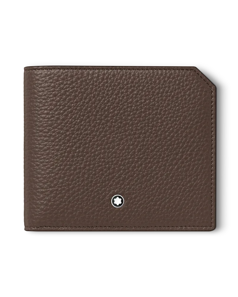 Montblanc Grain Brieftasche 8 cc - Ebony colour - Leder - MB198367 - Brieftaschen Ebony