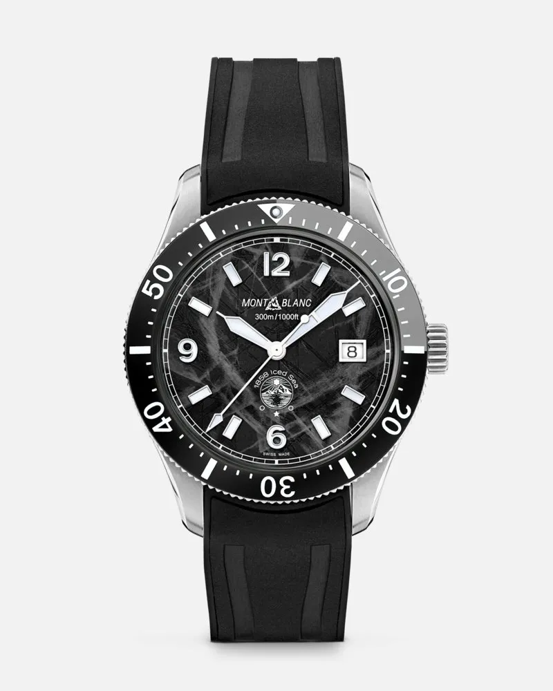 Montblanc Montblanc Iced Sea Automatic Date - Armbanduhren - Schwarz Schwarz