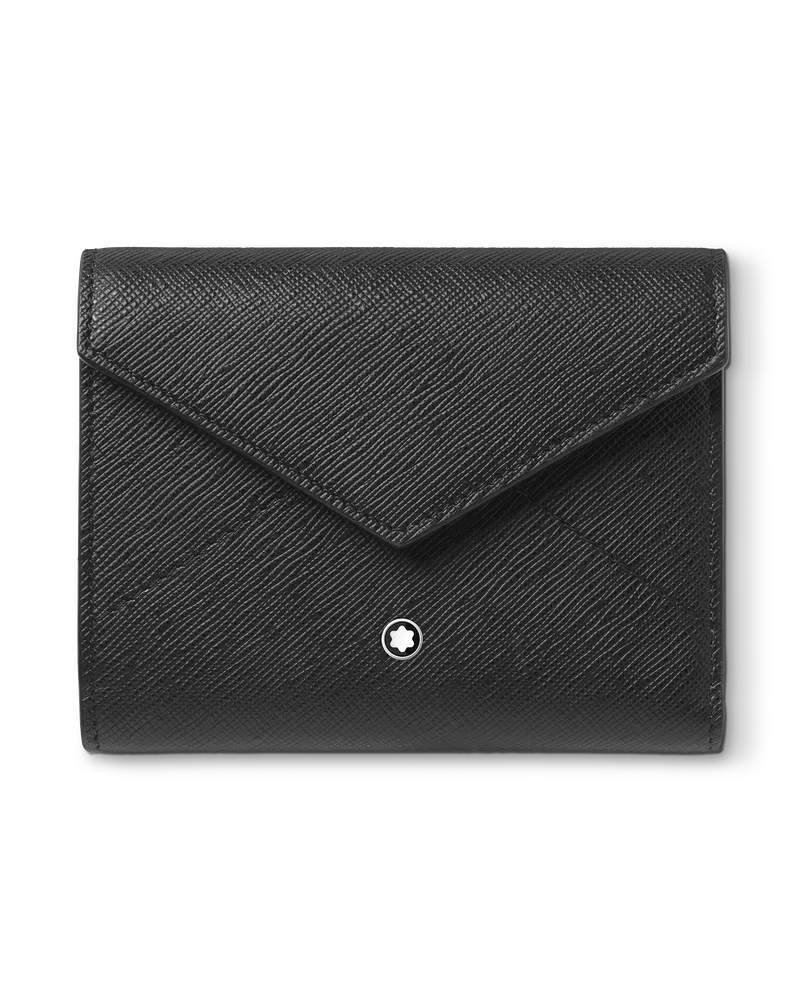 Montblanc Sartorial Trio Brieftasche 6 cc - Schwarz - Leder - MB198225 - Brieftaschen Schwarz