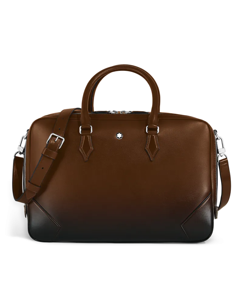 Montblanc Schreibmappe Groß aus Meisterstück Sfumato-Leder - Sfumato-Braun - Leder - MB220401 - Dokumententaschen Sfumato-braun