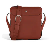 Vertikale Messenger Bag aus Sartorial Leder - Red Oak - Leder - MB222935 - Messenger Bags