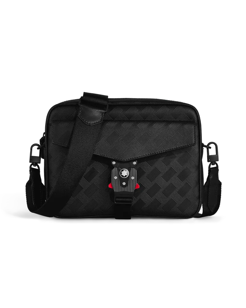 Montblanc M-Lock Messenger Bag - Schwarz - Leder - MB198865 - Messenger Bags Schwarz