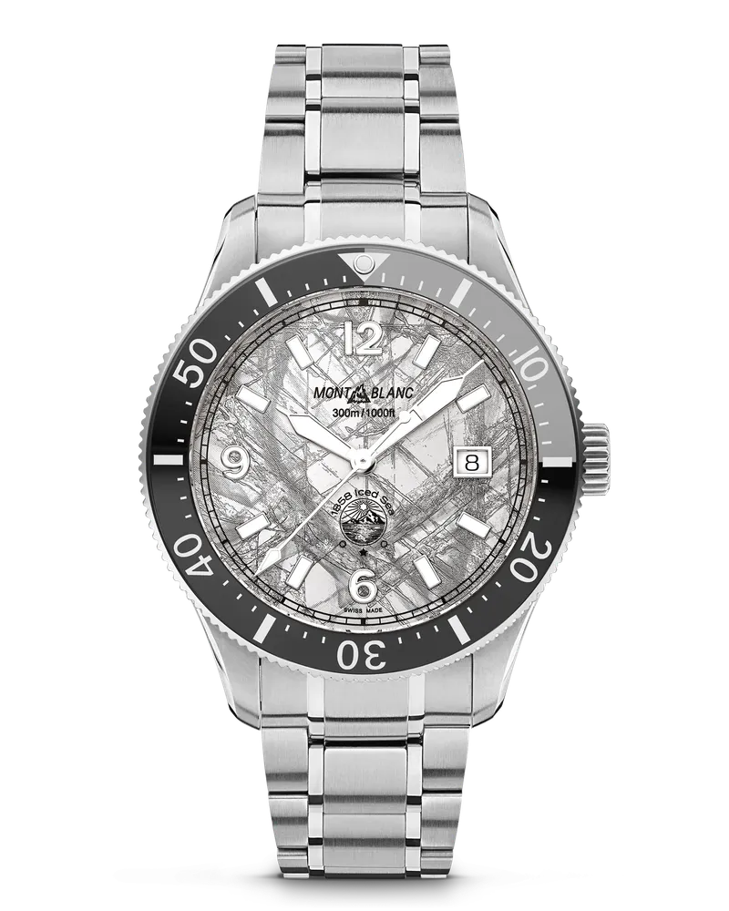 Montblanc Montblanc Iced Sea Automatic Date - Grau - Stahl - Keramik - MB130793 - Uhr Grau
