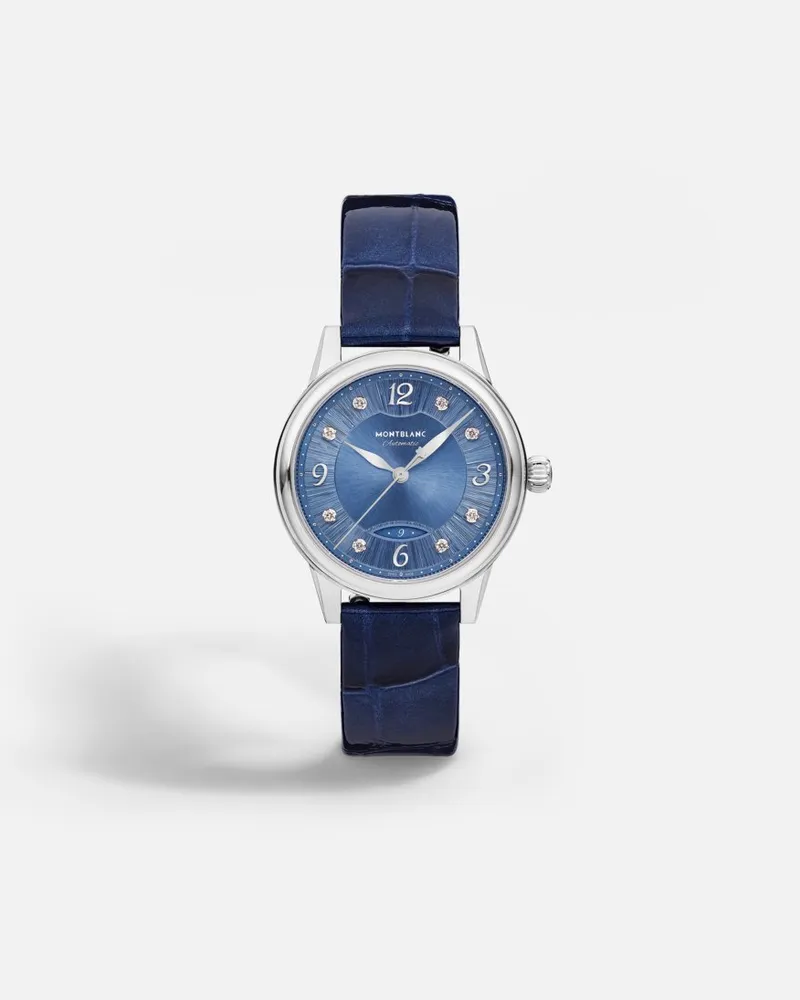 Montblanc Montblanc Bohème Automatic Date 30 Mm - Armbanduhren - Blau Blau