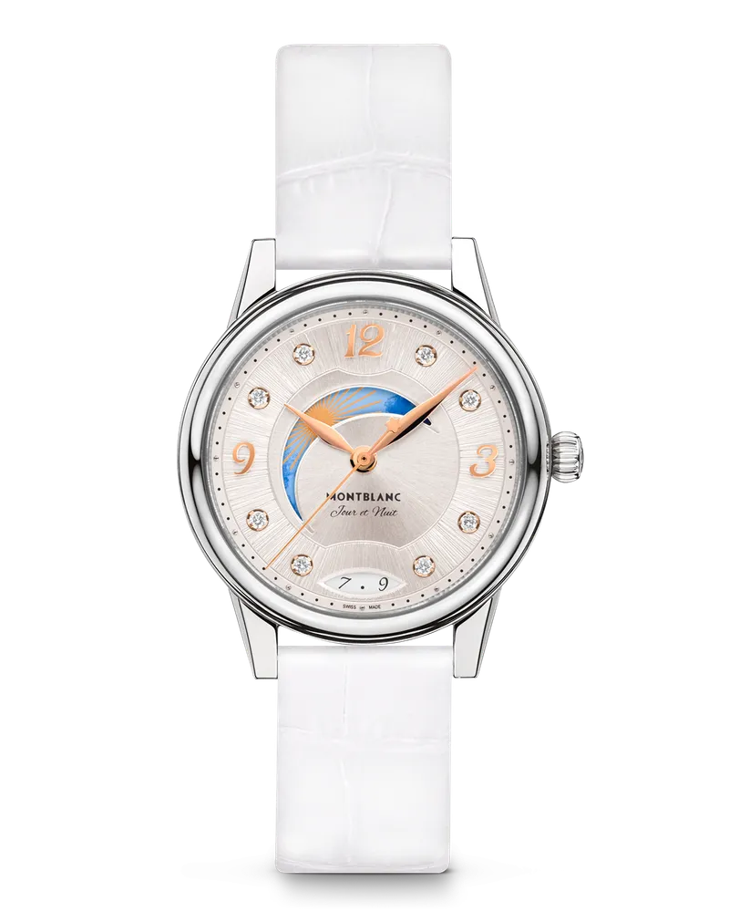 Montblanc Montblanc Bohème Day & Night Weiß - Stahl - MB133333 - Uhr Weiß