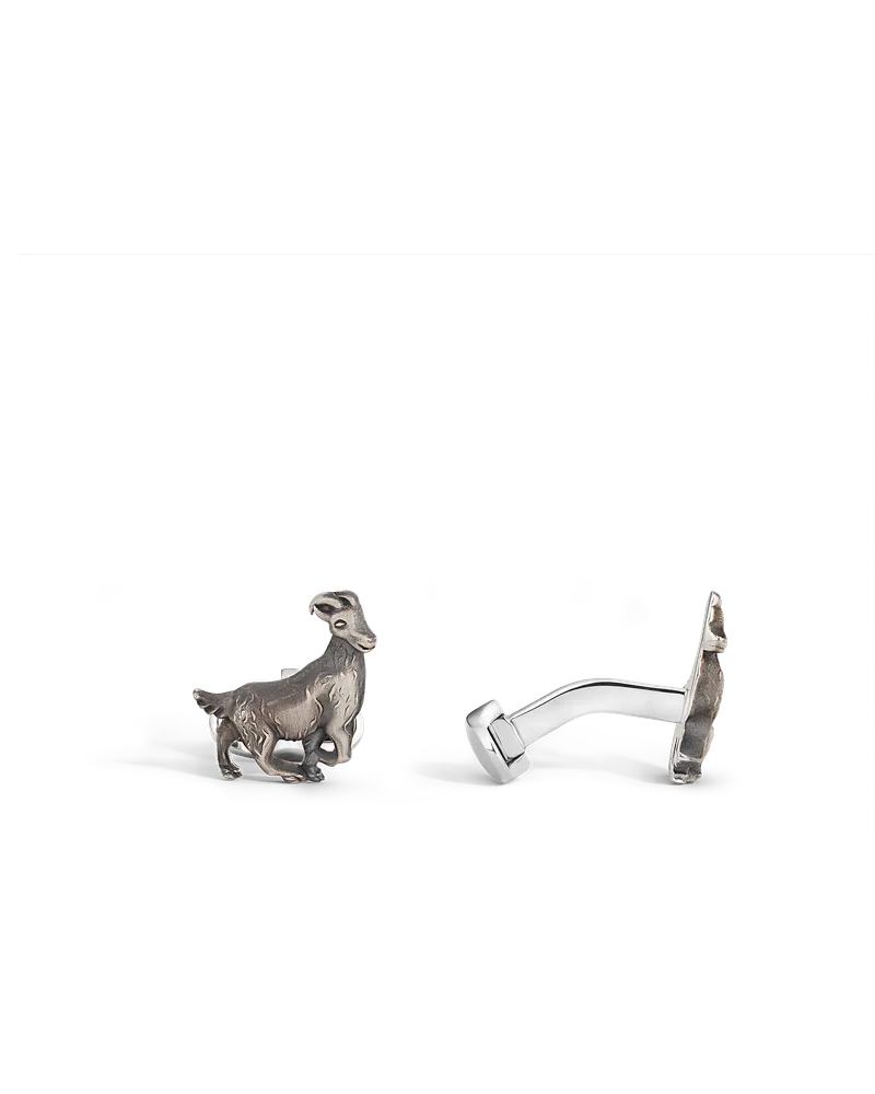 Montblanc Manschettenknöpfe The Legend of Zodiacs The Goat - Silberfarben - MB135969 - Cufflinks Silberfarben