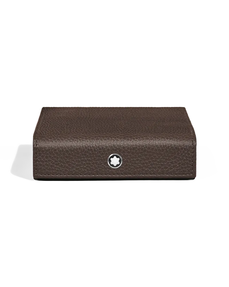 Montblanc Reiseetui für 4 Schreibgeräte aus Grain Leder - Ebenholz - Leder - MB222832 - Zigarrenaccessoires Ebenholz