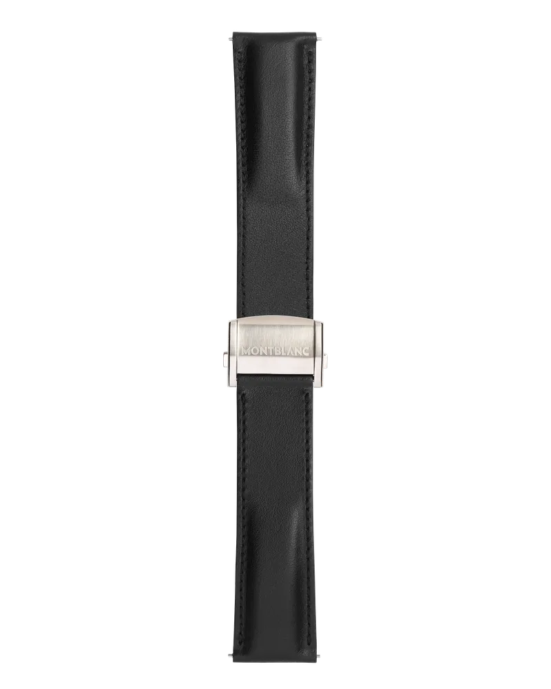 Montblanc Lederarmband in Schwarz - Schwarz - MB127736 - Smart Armbänder Schwarz