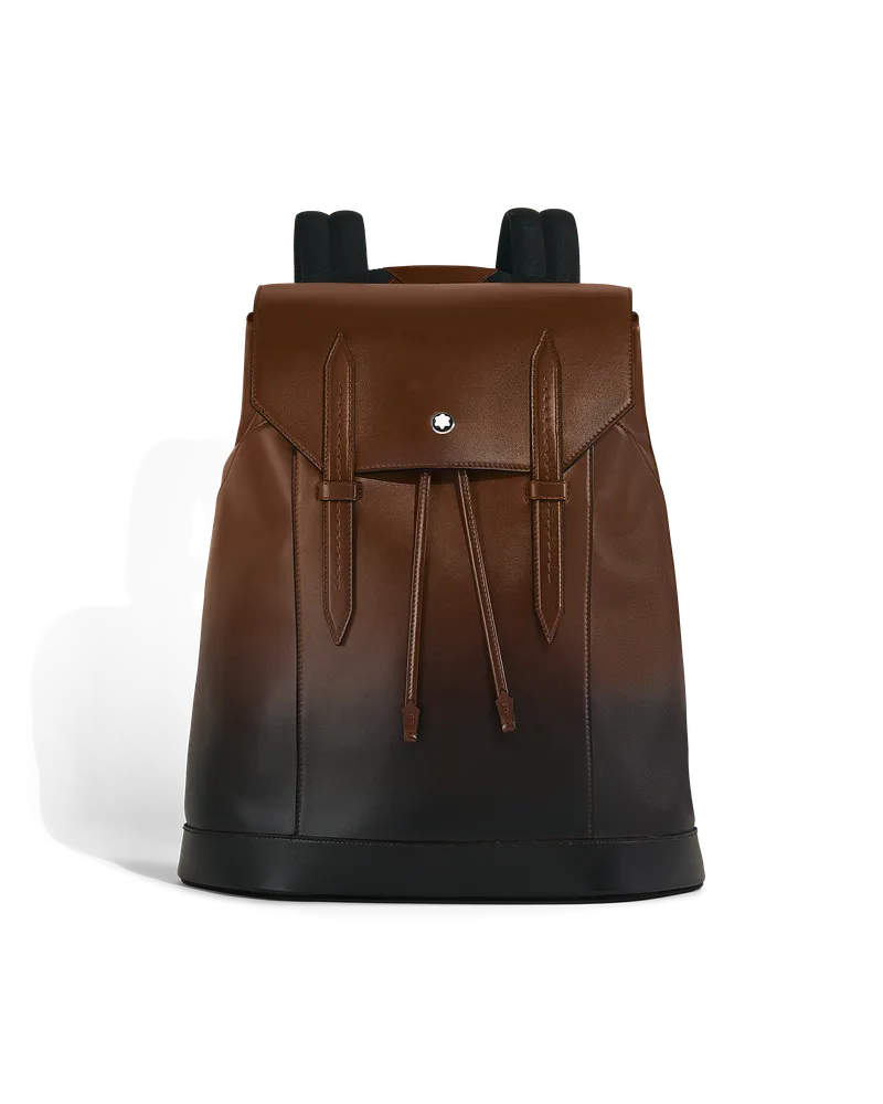 Montblanc Mittelgroßer Rucksack aus Meisterstück Leder - Sfumato-Braun - Leder - MB220310 - Rucksäcke Sfumato-braun