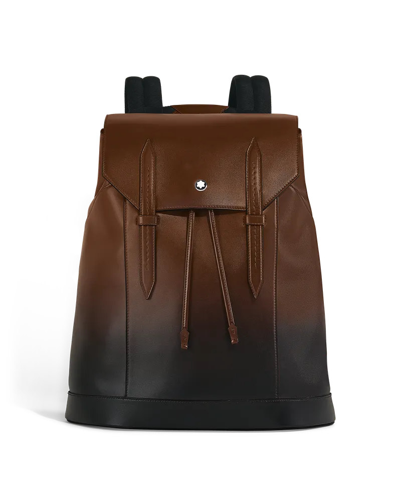 Montblanc Mittelgroßer Rucksack aus Meisterstück Leder - Sfumato-Braun - Leder - MB220310 - Rucksäcke Sfumato-braun