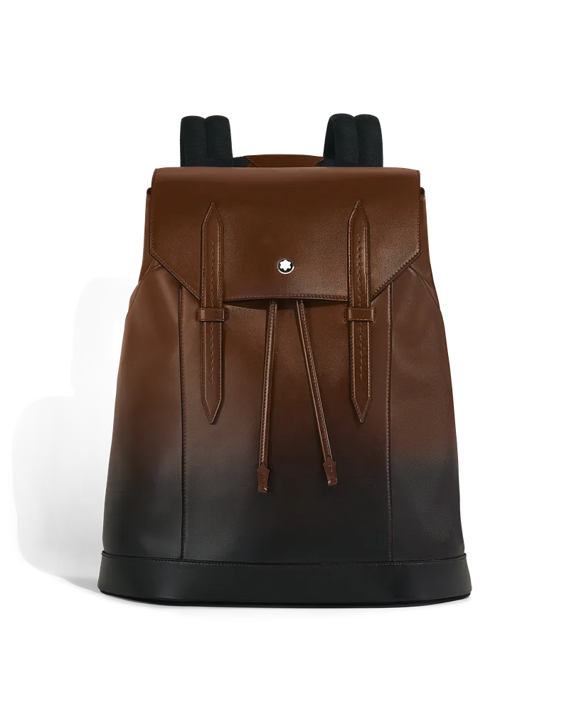 Montblanc Mittelgroßer Rucksack aus Meisterstück Leder - Sfumato-Braun - Leder - MB220310 - Rucksäcke Sfumato-braun