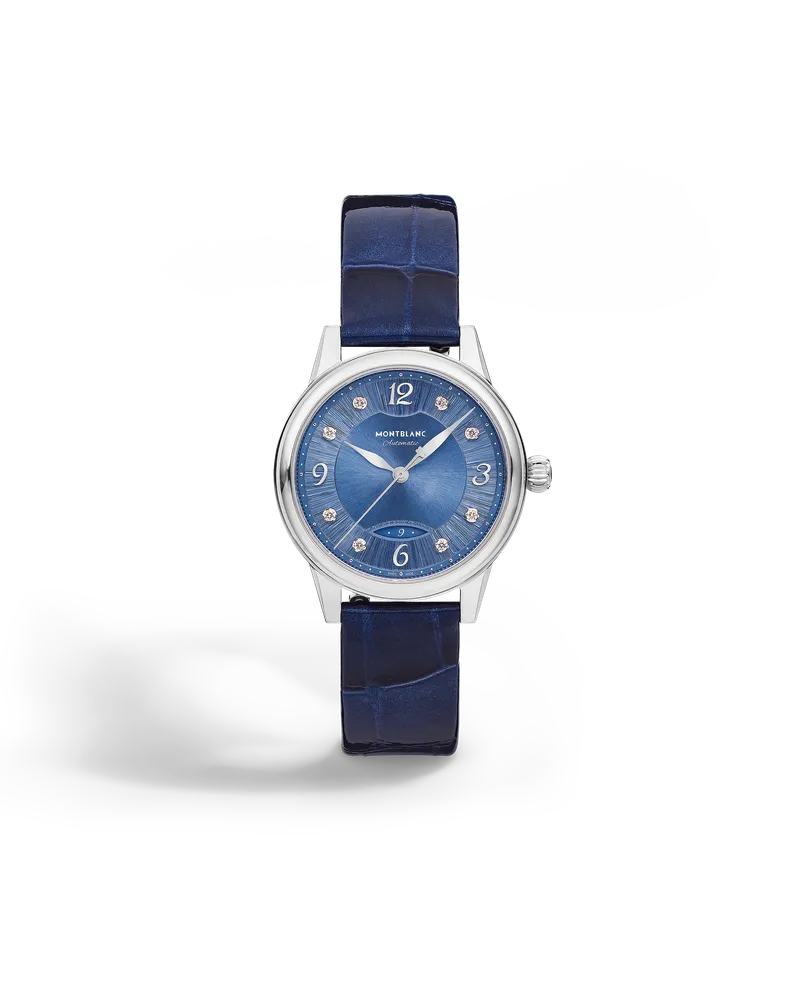 Montblanc Montblanc Bohème Automatic Date Blau - Stahl - MB133306 - Uhr Blau