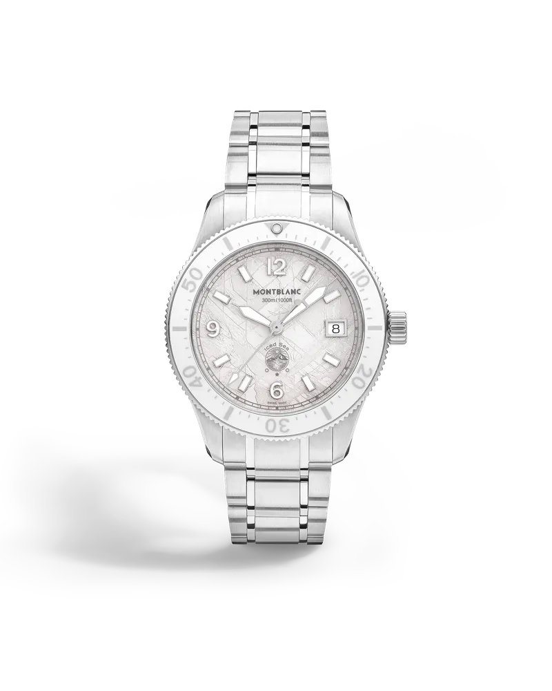 Montblanc Montblanc Iced Sea Automatic Date 0 Oxygen - Weiß - Stahl - Keramik - MB134024 - Uhr Weiß