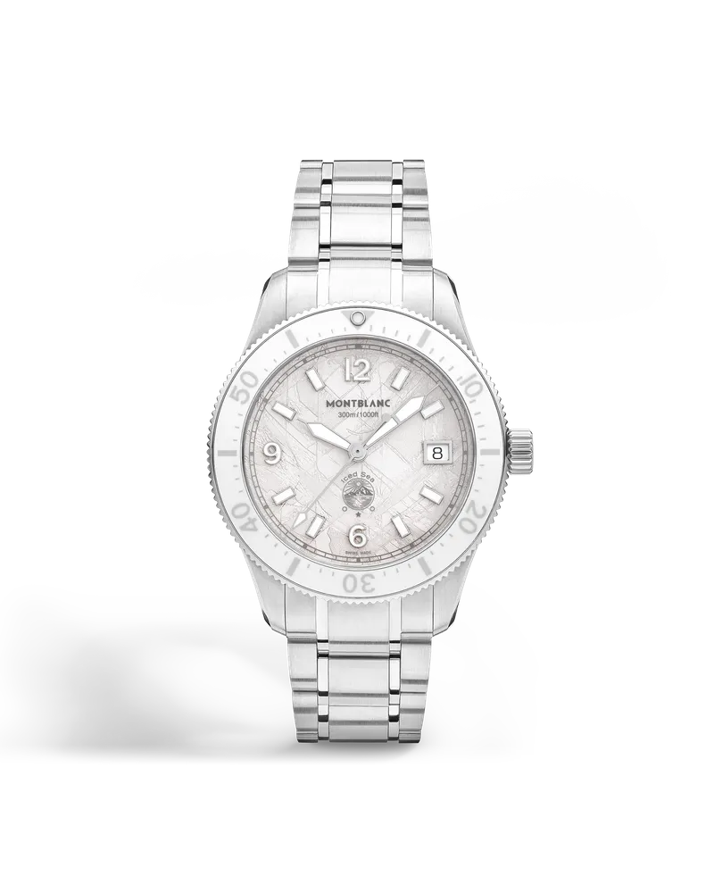 Montblanc Montblanc Iced Sea Automatic Date 0 Oxygen - Weiß - Stahl - Keramik - MB134024 - Uhr Weiß