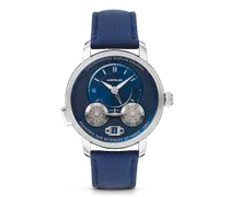 Montblanc Star Legacy Nicolas Rieussec Chronograph Blau - Stahl - MB130986 - Uhr
