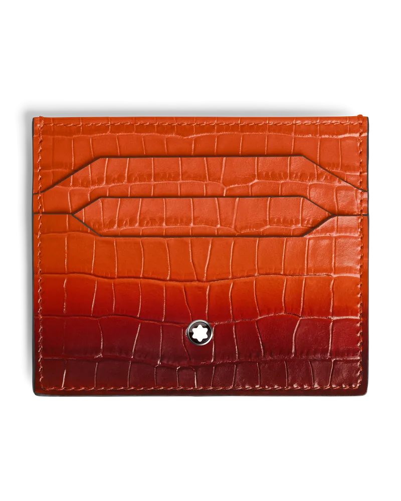 Montblanc Atelier Kartenetui 6 cc - Sfumato Cayenne - Leder - MB199474 - Kartenetuis Sfumato
