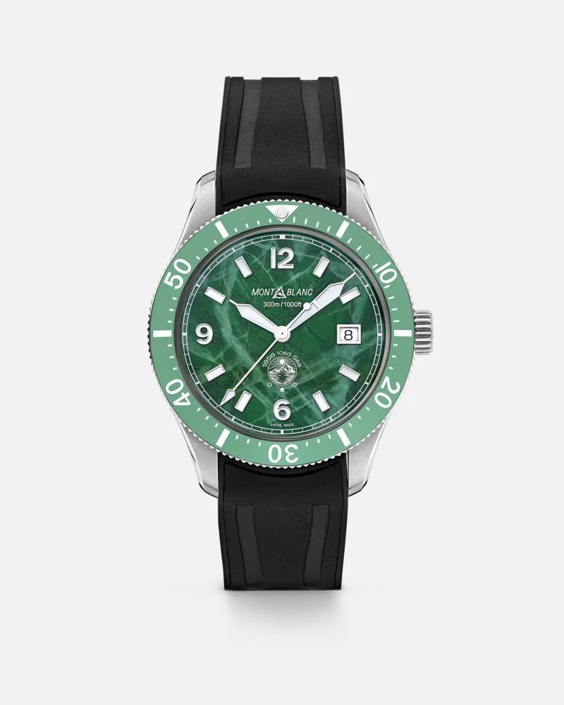 Montblanc Montblanc Iced Sea Automatic Date - Armbanduhren - Grün Grün