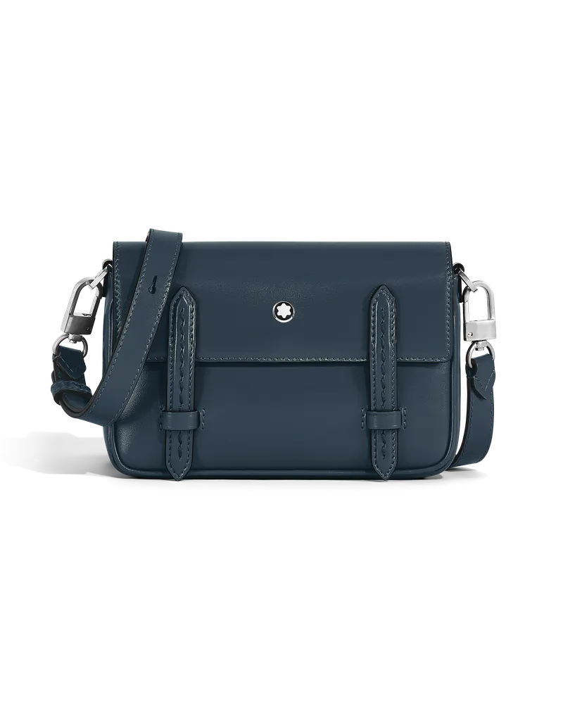 Montblanc Meisterstück Mini-Crossbody - Samtblau - Leder - MB220311 - Messenger Bags Samtblau