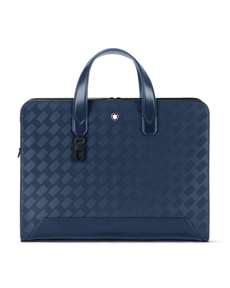 Montblanc Extreme 3.0 Dokumententasche schmal - Tintenblau - Leder - MB198043 - Dokumententaschen Tintenblau