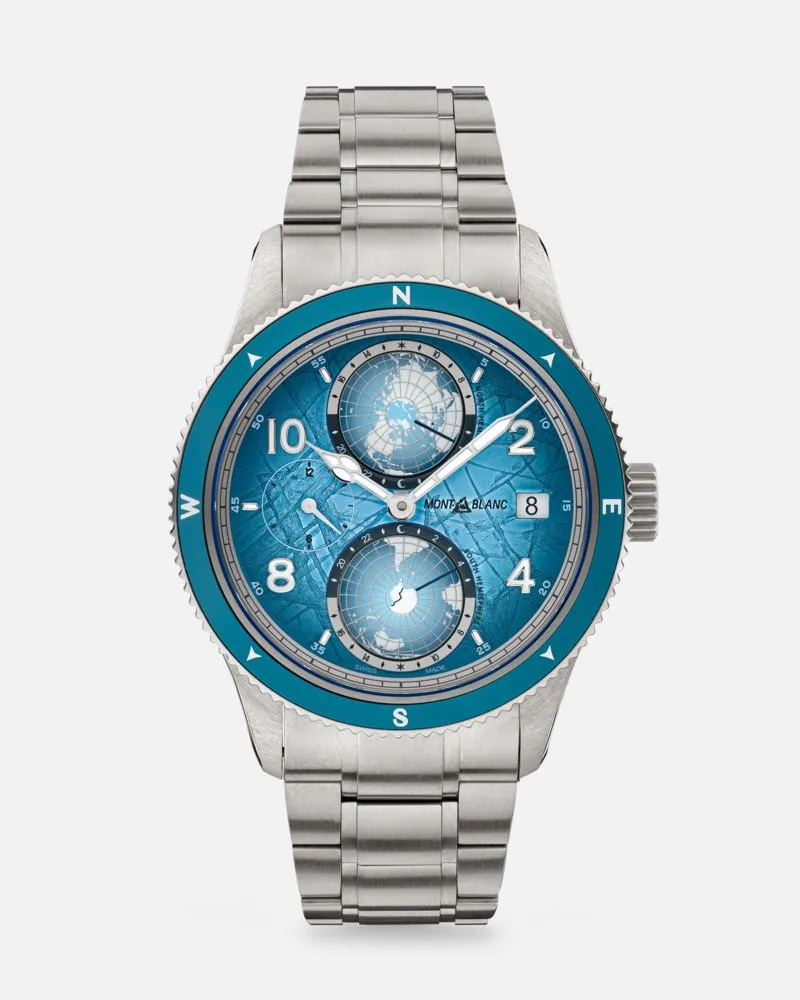 Montblanc Montblanc 1858 Geosphere 0 Oxygen South Pole Exploration Limited Edition - 1990 Exemplare - Armbanduhren 