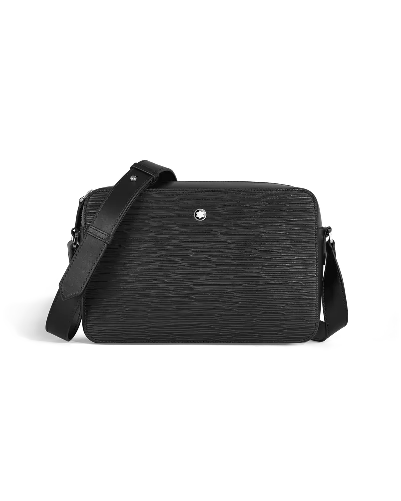 Montblanc 4810 Messenger Bag - Schwarz - Leder - MB198802 - Messenger Bags Schwarz