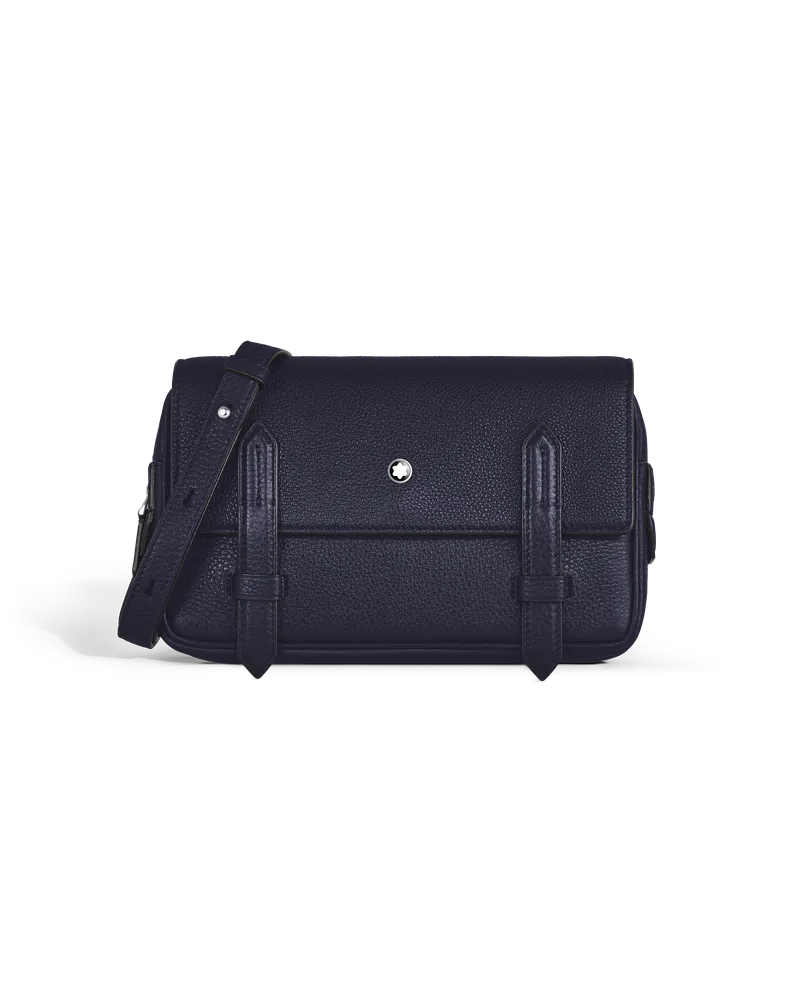 Montblanc Grain Messenger Bag - Nachtblau - Leder - MB198768 - Messenger Bags Nachtblau