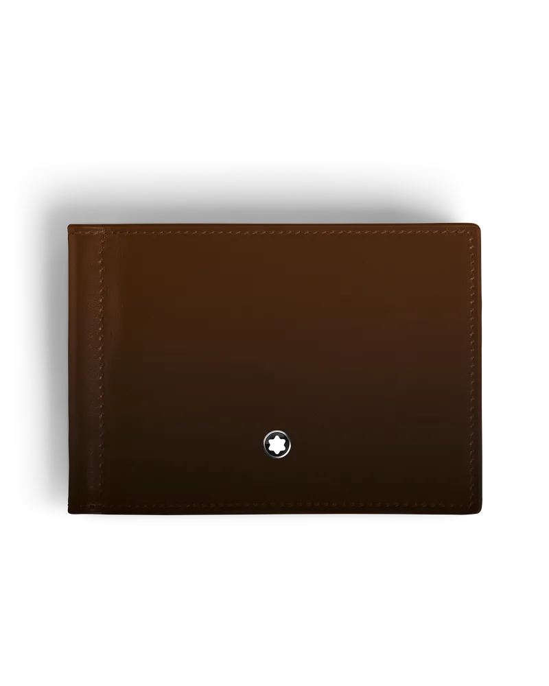 Montblanc Meisterstück Brieftasche 6 cc mit Geldclip - Sfumato-Braun - Leder - MB220316 - Brieftaschen Sfumato-braun