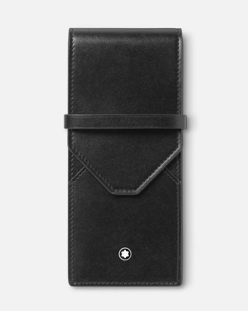 Montblanc Meisterstück Etui Für 3 Schreibgeräte - Stifteetuis - Schwarz Schwarz