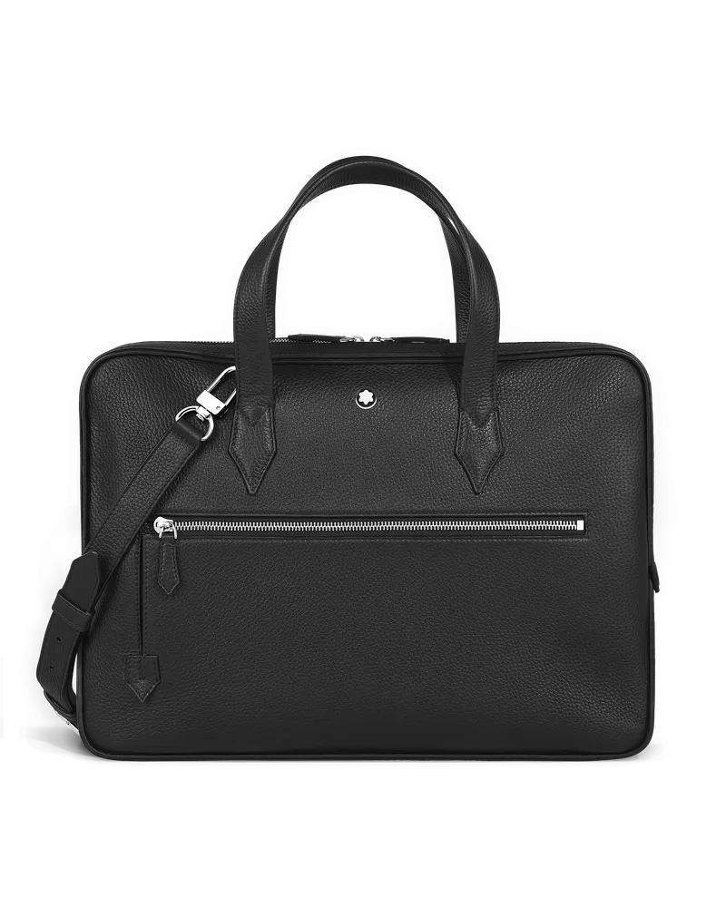Montblanc Montblanc Companion Schlanke Aktentasche - Schwarz - Leder - MB223235 - Dokumententaschen Schwarz