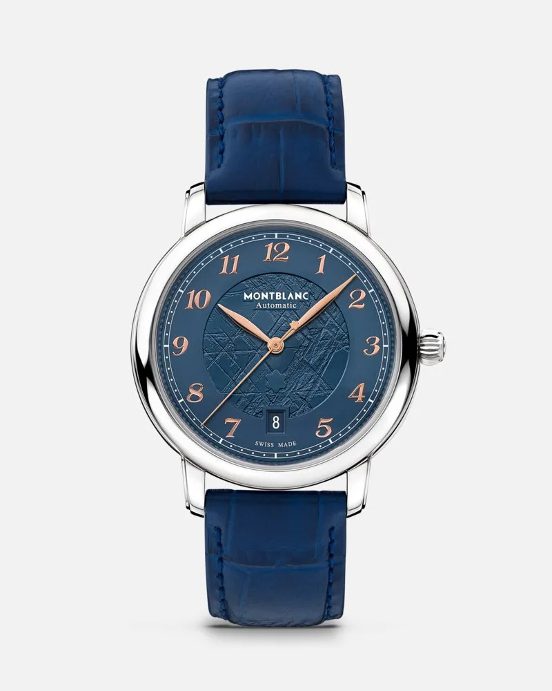 Montblanc Montblanc Star Legacy Automatic Date 39mm Limited Edition - 1786 Exemplare - Armbanduhren - Blau Blau