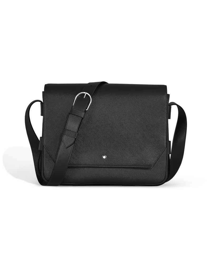 Montblanc Messenger Bag aus Sartorial Leder - Schwarz - Leder - MB221578 - Dokumententaschen Schwarz