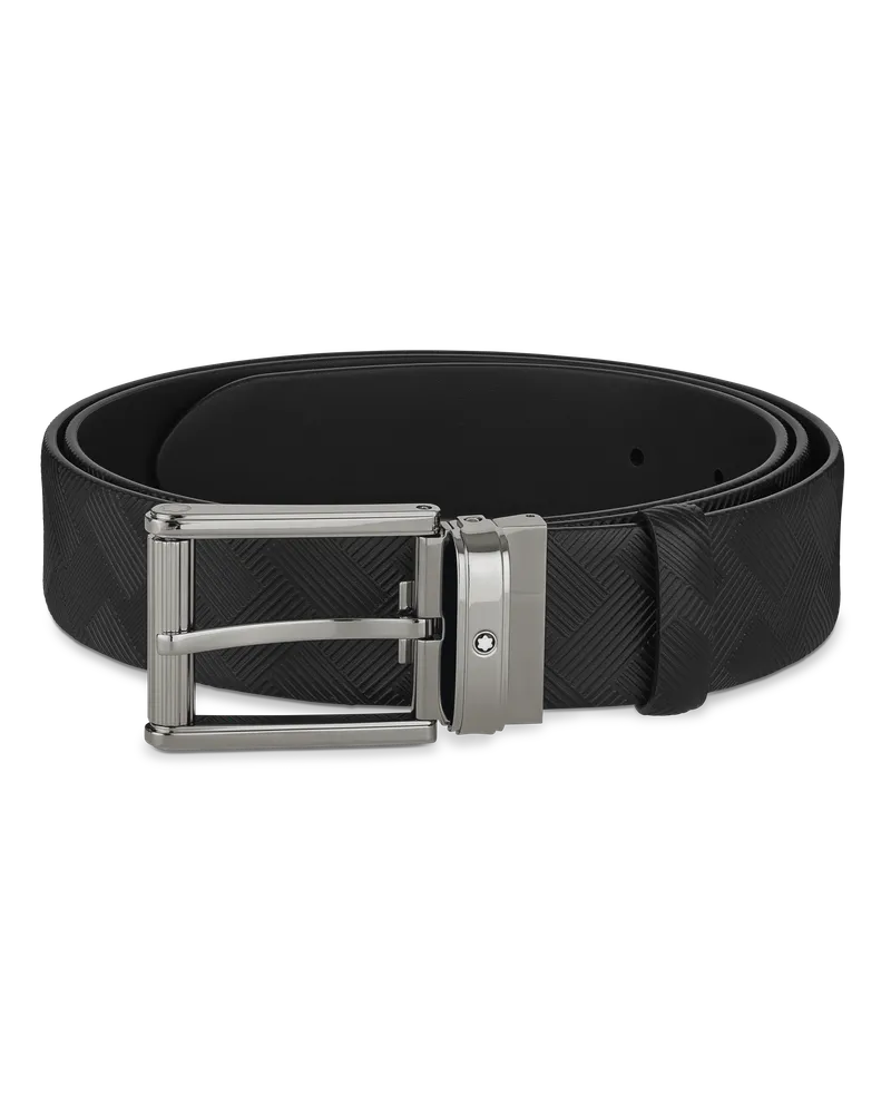 Montblanc Gürtel aus Leder in Schwarz, 35 mm - Schwarz - Leder - MB130586 - Gürtel Schwarz
