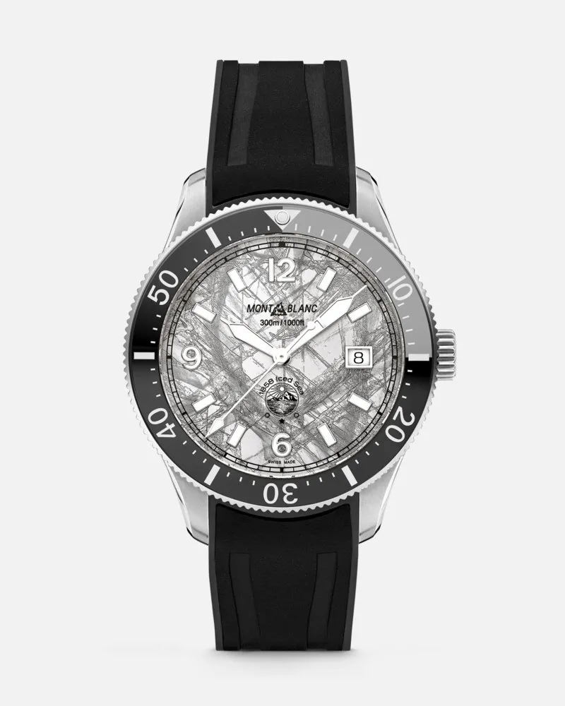 Montblanc Montblanc Iced Sea Automatic Date - Armbanduhren - Schwarz Schwarz
