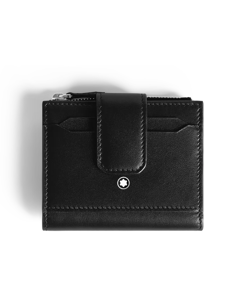 Montblanc Soft Mini-Brieftasche 6 cc - Schwarz - Leder - MB198749 - Brieftaschen Schwarz
