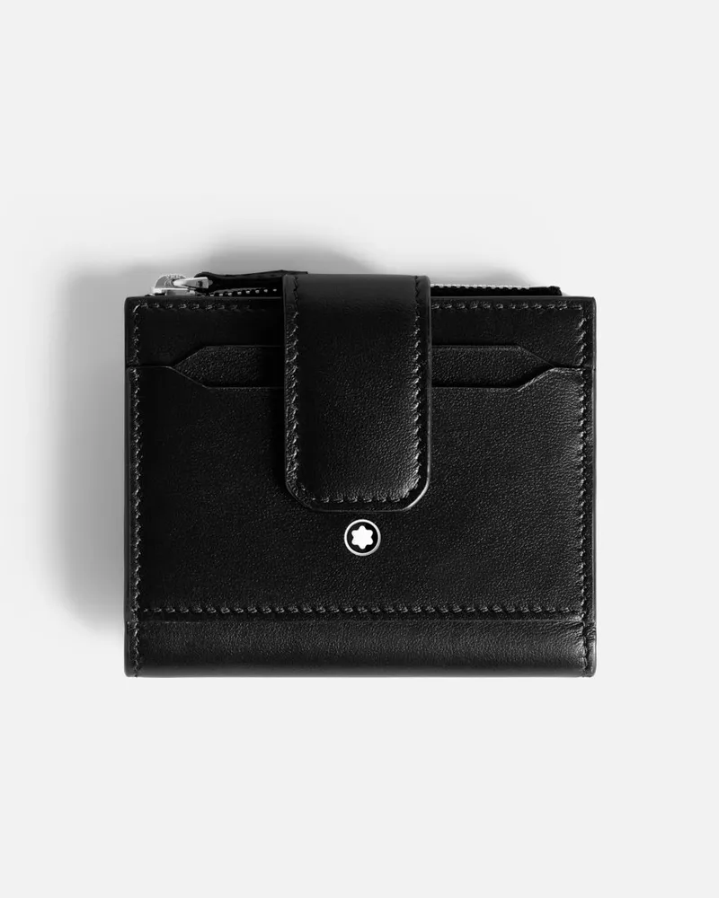 Montblanc Soft Mini-brieftasche 6 Cc - Kreditkartenetuis - Schwarz Schwarz