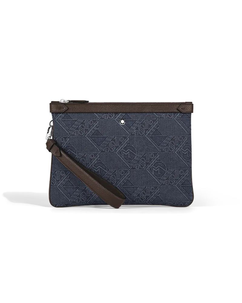 Montblanc Etui aus 4810 Denim - Blau - Stoff und Leder - MB221476 - Etuis Blau