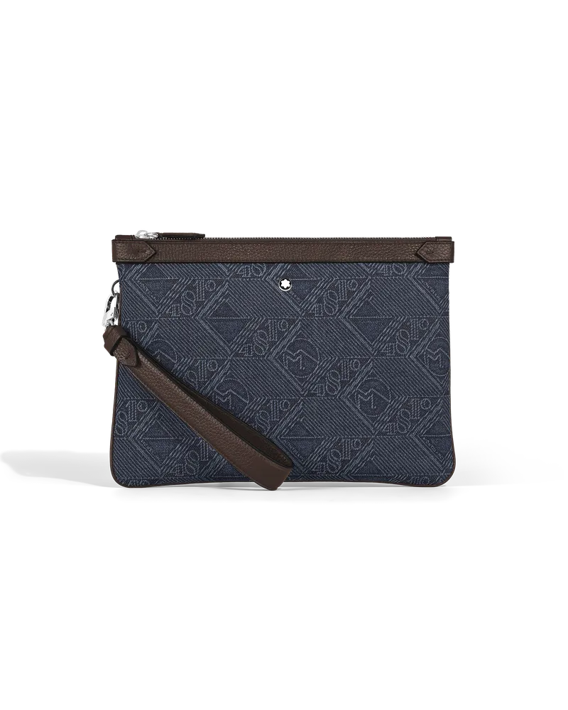 Montblanc Etui aus 4810 Denim - Blau - Stoff und Leder - MB221476 - Etuis Blau